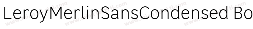 LeroyMerlinSansCondensed Bold字体转换